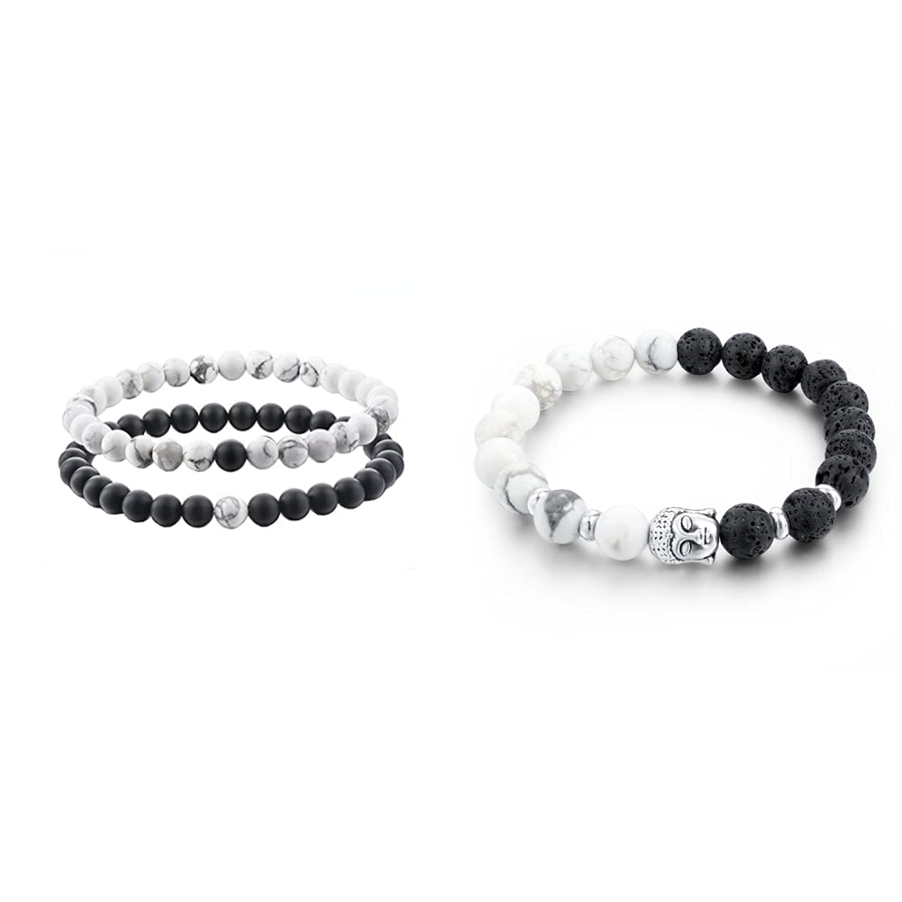 See full amazon price history chart for Yellow Chimes DVine Collection Howlite Lava Stone Reiki Meditation Healing Diffuser Couple Bracelet For Women & Men (2 Pcs) And Yoga Meditation Healing Buddha Diffuser Bracelet For Men & Women Yellow Chimes DVine Collection Howlite Lava Stone Reiki Meditation Healing Diffuser Couple Bracelet For Women & Men (2 Pcs) And Yoga Meditation Healing Buddha Diffuser Bracelet For Men & Women (B08WD54MQT) Amazon Price History, Amazon Price Tracker