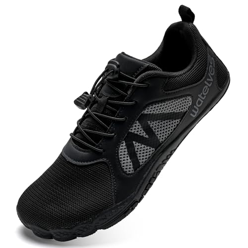 Image of WateLves Barefoot Water Shoes for Women Men Wide Toe Quick-Dry Lightweight Mesh Breathable Aqua Shoes for Beach Swim Yoga Exercise Surf Pool Boat