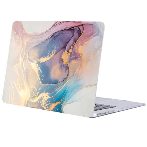 Protection MacBook Pro 14 Anti-Rayures Coque Rigide Imprimé Marbre Chic pour Bureau