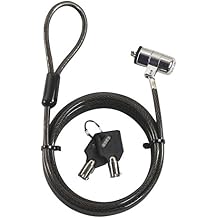Sendt 10 Foot Black Notebook/Laptop Keyed Lock Security Cable Extra Long!