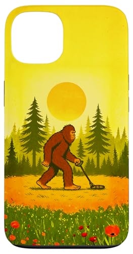 DETECTOR-Bigfoot, 金属探知機 アクセサリー 宝物を探す 金属探知機 スマホケース iPhone 13 用