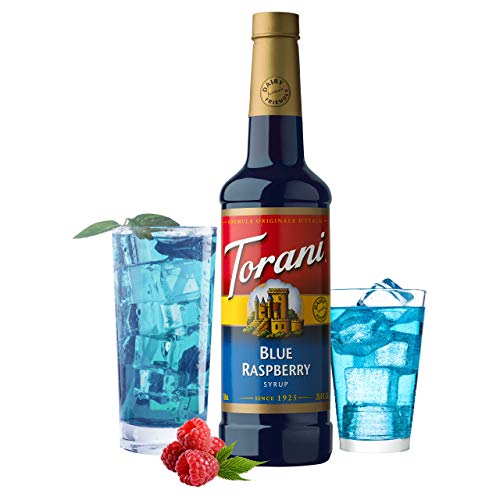 Torani Blue Raspberry Flavored Drink Syrup, 25.4 fl oz, 4 Pack - image 3