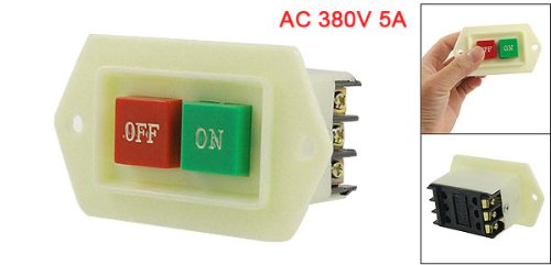 Bouton poussoir rectifieuse AC 380V avec commande marche arrêt sécurisée - 2