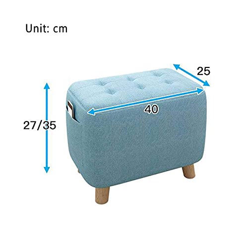 Pouf en bois pour chambre et salon comme siege d'appoint doux