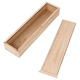 Organiseur à ustensiles pour tiroirs de cuisine : spécialement conçu pour ranger la vaisselle (couteaux, fourchettes, cuillères, baguettes, etc.), il comprend un plateau à couverts avec couvercle