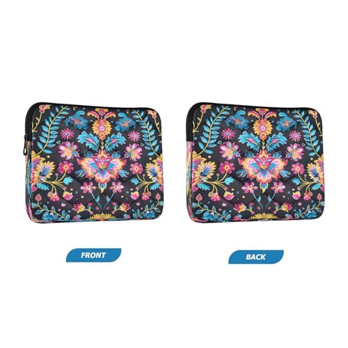 Funda para portátil 13-14 pulgadas con patrón floral impermeable miniatura 2