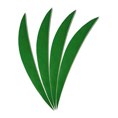 SHARROW 50pcs 5 Inch Turkey Feather Fletching Cover