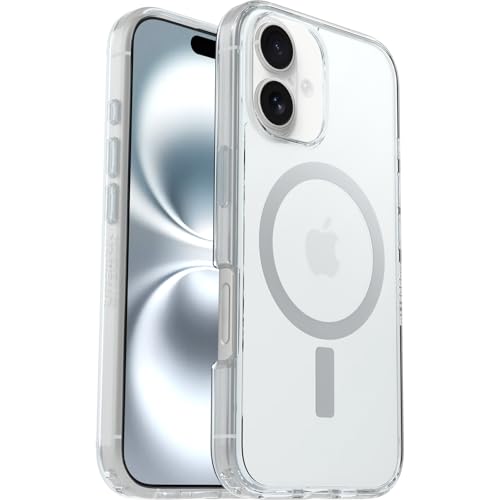Image of OtterBox iPhone 16 Symmetry Series Clear Case - Clear - Ultra-Thin, Sleek iPhone Case, Clear, Minimalist iPhone Case
