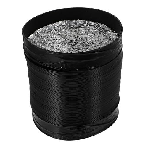 Happyyami 排気伸縮管道 フレキシブル換気ダクトホース 耐久製 家用アルミ箔ダクト 収納可能 強化型通気換気システム対応