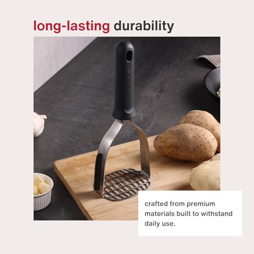 Zyliss Stainless Steel Potato Masher, Non-Slip Handle, 10" - image 6