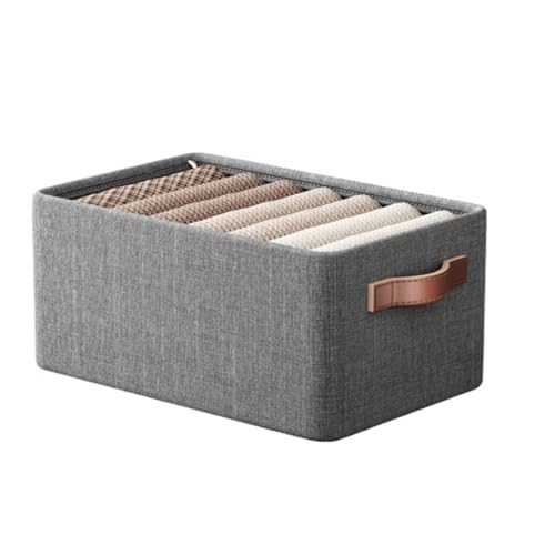 Panier pliable transparent L pour optimiser l'armoire du dortoir