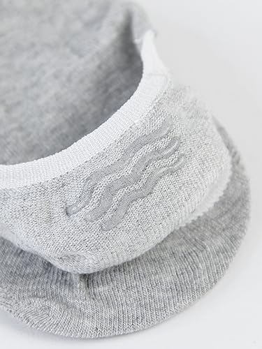 Kit 12 Pares Meia feminina Sapatilha Soquete Invisível,preto/branco/cinza/rosa