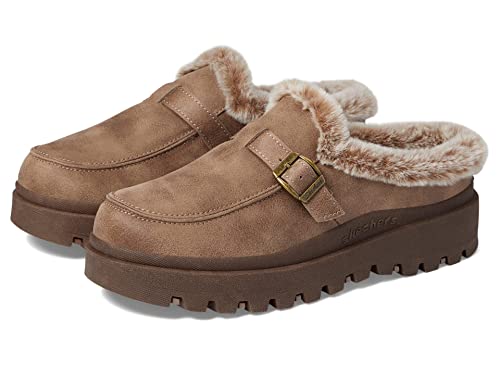 Skechers Women's Shindigs-Forever Retro Mule, Mushroom, 9 #TOP3