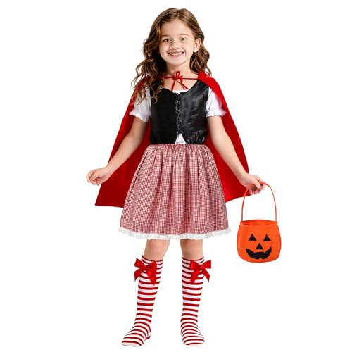 Disfraz Completo Caperucita Roja Niñas Talla Large-130 miniatura 4