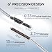 JUDYDOLL 3D Curling Eyelash Iron Mascara -Waterproof, Volumizing and Lengthening, Smudge-Proof, Clump-Free, Ultra Fine, Black & Brown Tubing Mascara, Classic & Upgraded Edition, Suitable for all Types
