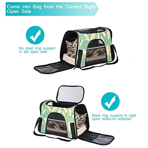 Sac de transport pour animal chat chien lapin motif herbe