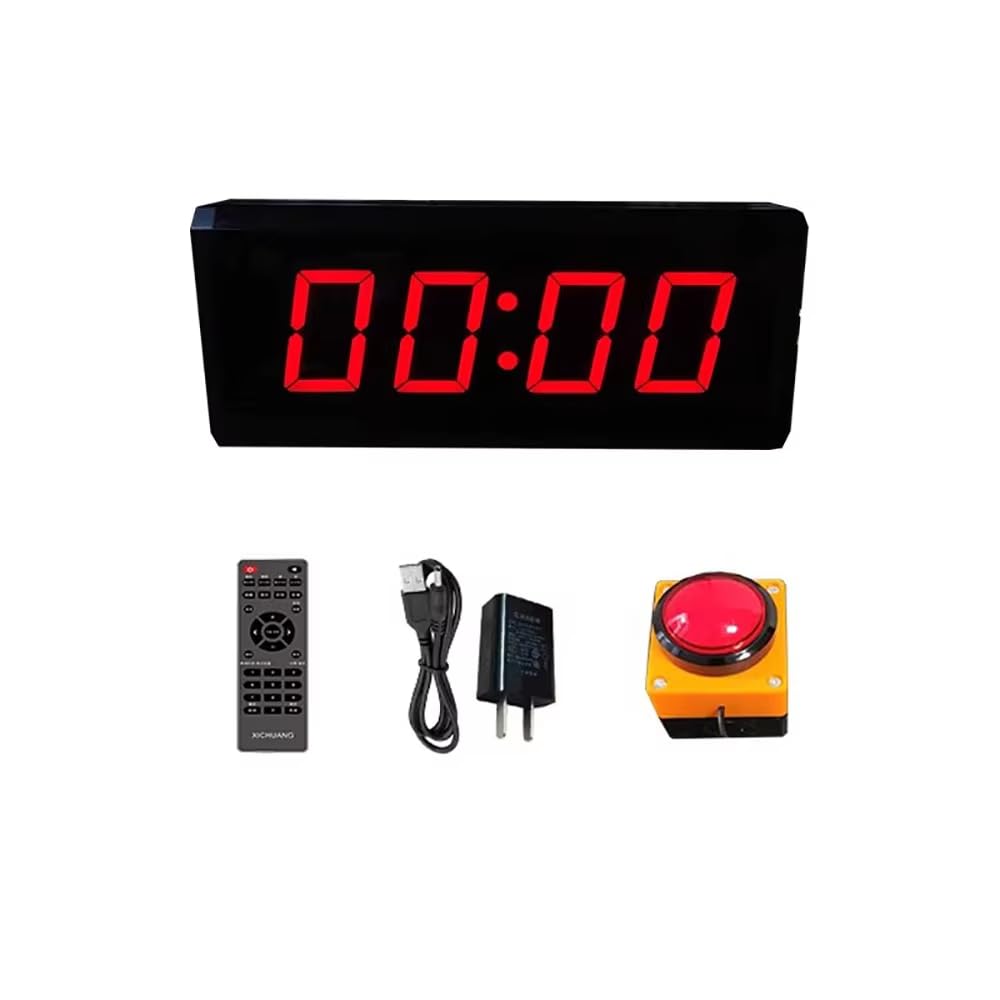 Handklatsch-Timer mit 1,8-Zoll-4-stelliger Anzeige für Wettkämpfe/Reden/Marathons/Basketball