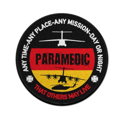 Copytec Patch Paramedic Typ 2 That Other May live Any time Einheit Bund Truppe #25879