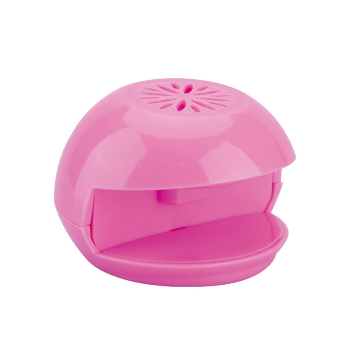 IWOWHERO Professional Nail Drying Fan Mini Touch Type Nail Dryer Powerful Hand Nail Drying Fan for Salon Nail Art Tools Battery Pink