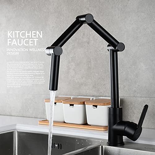 Robinet de cuisine mitigeur évier acier inoxydable avec douchette pull-down
