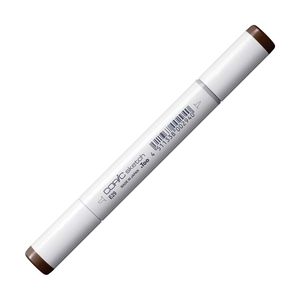 Copic Sketch Coloured Marker Pen - (E-49) Dark Bark, For Art & Crafts, Colouring, Graphics, Highlighter, Design, Anime, Professional & Beginners, Art Supplies & Colouring Books — view 120
