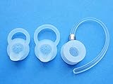 3 Parts White Set- 1 Earhook and 2 Earbuds Eartips Compatible with Motorola Boom 2+, Boom 2, Boom,...