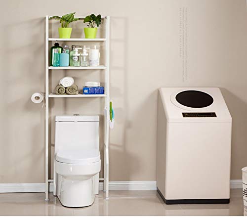 Multifunktionales Aufbewahrungsregal für Badezimmer Geeignet für über WC-Waschmaschinenregale Paketregal Kleinigkeiten Lagerregal Bodentyp Drei