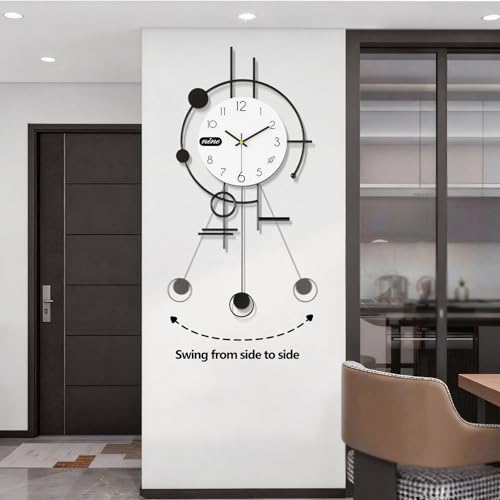 Horloge murale moderne silencieuse pour chambre et bureau
