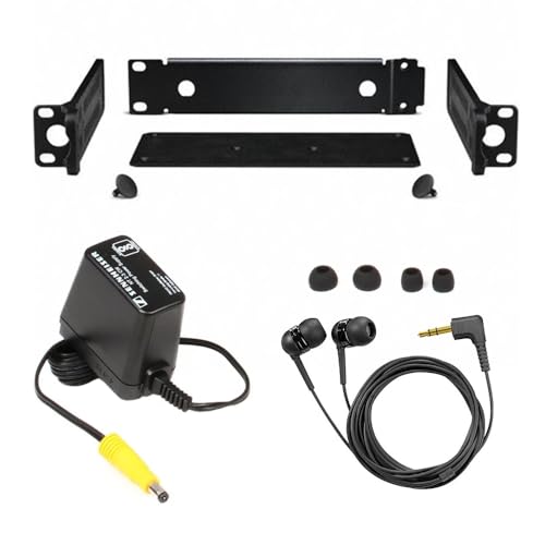 Image of Sennheiser Bundle ew IEM G4-G Bundle - Wireless - in-Ear Monitoring System | Complete Stage Kit for Uninterrupted Shows - Pig Hog PHM10 8mm Mic Cable, 4-Pack Blucoil AA Batteries and Polishing Cloth