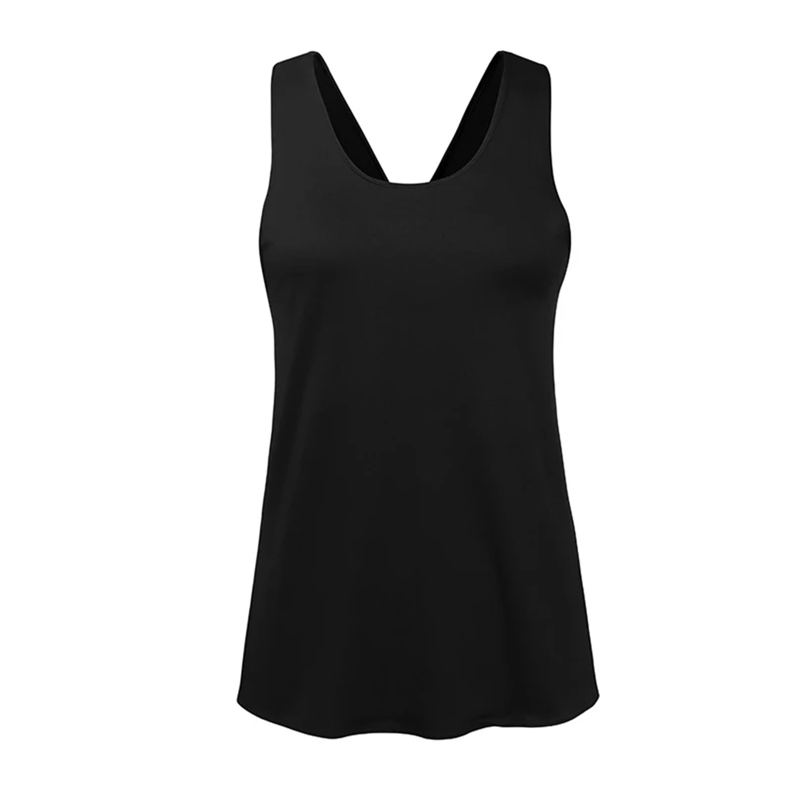 Top Fitness Senza Maniche Da Donna Camicia da yoga Camicia da palestra da donna Camicie sportive ad asciugatura rapida Top da palestra con incrocio sulla schiena Camicia fitness da donna Top sportivo