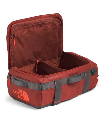 Image of THE NORTH FACE Base Camp Voyager Duffel, Iron Clay /Gy /Lava Red, 32 Liters