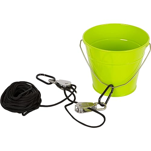 Small Foot Flaschenzug mit Metalleimer, Zubehör fürs Baumhaus/Spielturm, Gartenspielzeug für Kinder ab 3 Jahren, Spielwerkzeug 11905, Mehrfarbig Small Foot Flaschenzug mit Metalleimer, Zubehör fürs Baumhaus/Spielturm, Gartenspielzeug für Kinder ab 3 Jahren, Spielwerkzeug 11905, Mehrfarbig