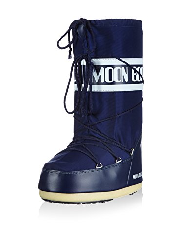 Moon Boot Nylon, Stivali, Unisex- Adulto, Blu (Bleu (Blu)), 31-34