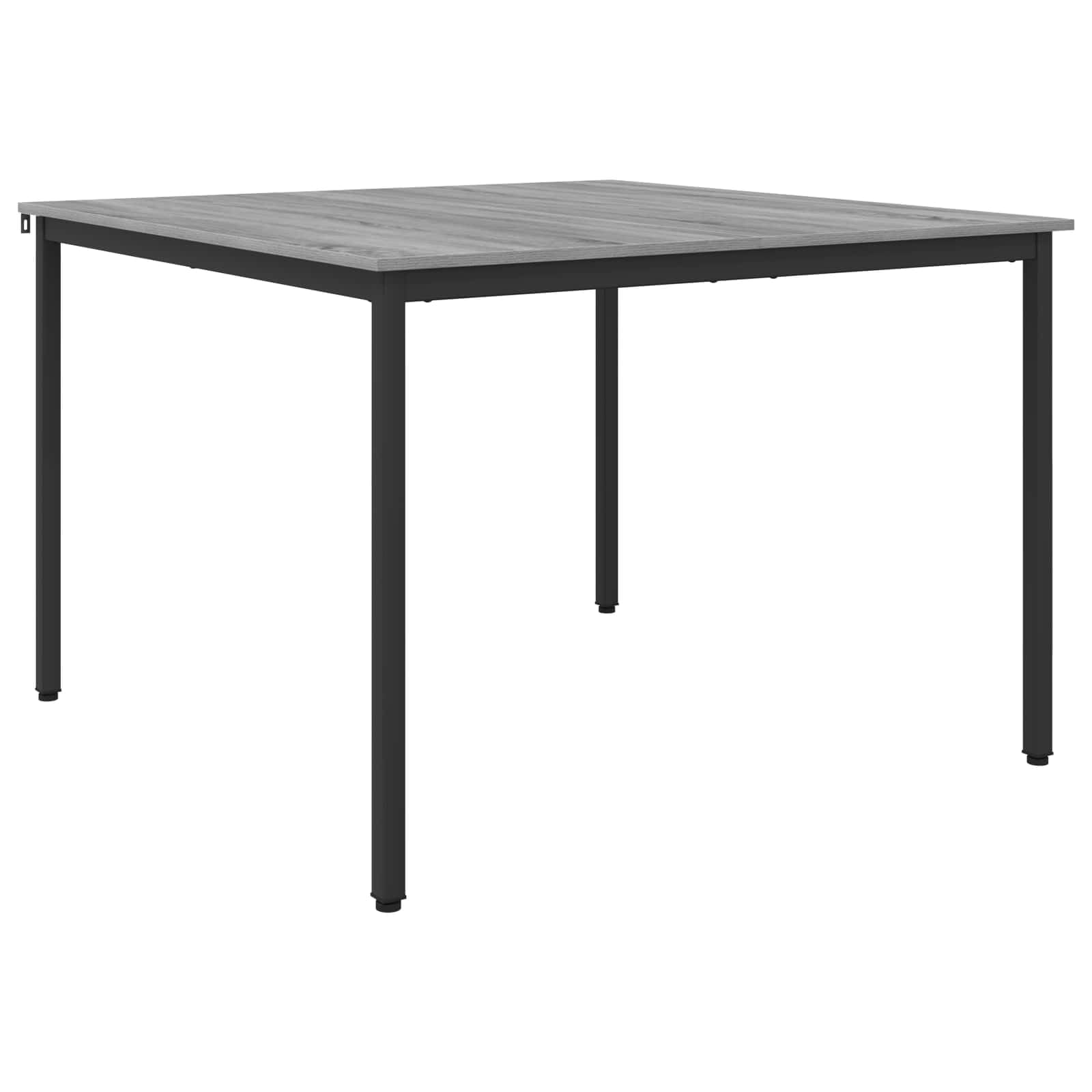 Table à manger moderne gain de place table en bois et métal durable