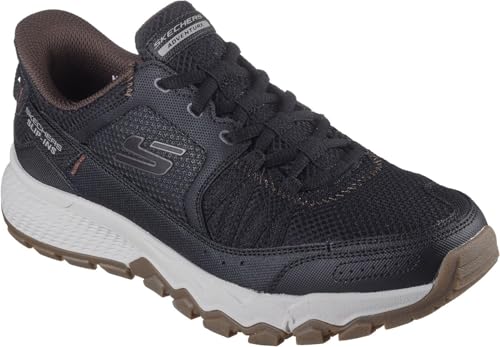 Skechers - Mens Dynamite at - Escapar Slip On Shoes, Color Black/Brown, Size: 7.5 M US