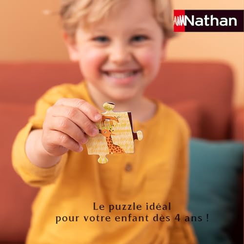 Nathan - Puzzle enfants - 30 pièces - Simba & Co. - Disney - Fille ou garçon dès 4 ans - Puzzle de qualité supérieure - Carton épais et résistant - Animaux - 86313