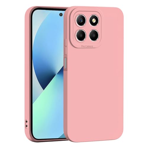SEAHAI Case for Honor 70 Lite 5G / Honor X6 / Honor X8 5G Ultra Thin Premium Soft Silicone Phone Cover with Thickened Camera Protection Design Shockproof TPU Bumper Fashion Case Cover - Pink