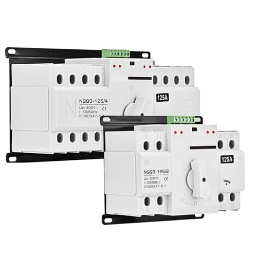 ATS 2P interrupteur de transfert de puissance résolvant les coupures de courant en AC 230V