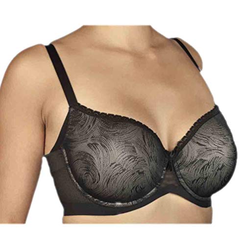 Selene - Violeta Sujetador Copa D Mujer Color: Negro Talla: 115