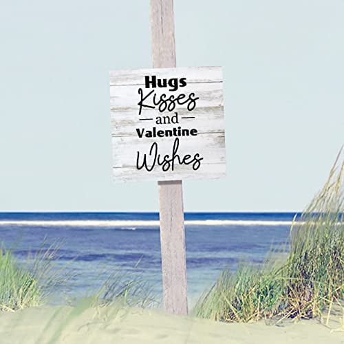 Plaque murale rustique en bois artisanal avec gravure romantique durable