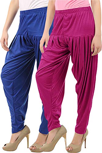 Image of Buy That Trendz Patiala Salwar for Women Relaxed Fit Viscose Patiyala Salwar Harem Bottom Pants