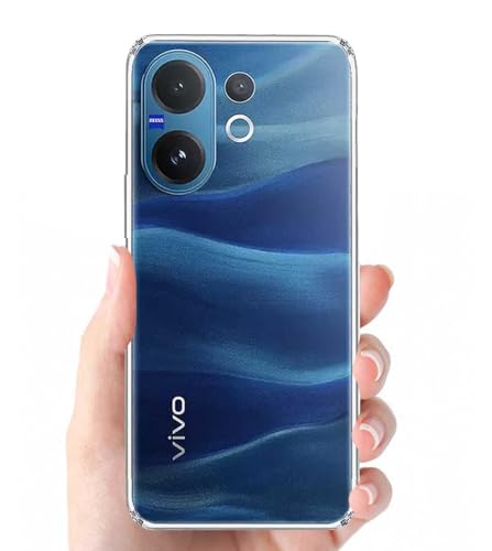 Image of Soft Silicone TPU Flexible Back Cover Compatible with Vivo V60 5G