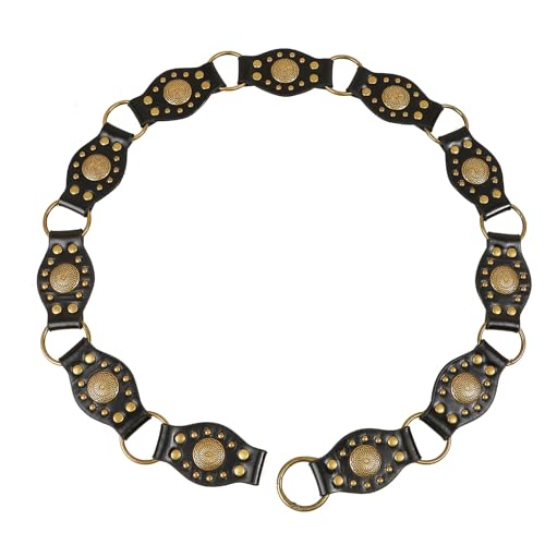 Western Round Buckle Belt For Women Girl Rivet Studded Corset Belt For Jeans Pants Girl 2000s Decorative Waistband Waist