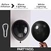 PartyWoo Black Balloons 140 pcs Different Sizes of 18 12 10 5 Inch Black Balloons Arch Kit Garland for Baby Shower Birthday Graduation Casino Gaming Anniversary Retirement Party Decorations Black-Y18 #2