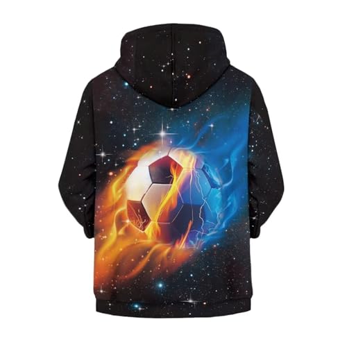 Kids Zip Up Hoodie Casual Outerwear Crewneck Long Sleeve Hooded with Pockets Teens Soft Fall Winter Coats2