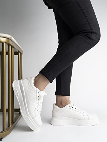 Image of Shoetopia Women Lace up Sneaker Shoes