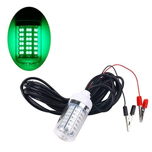 Amarine Made 12V 15W 108LED Underwater Night Fishing Light Waterproof Boat Submersible Ultra