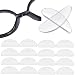 TOODOO 18 Pairs Eyeglasses Nose Pads Glasses Adhesive Silicone Anti-Slip Nosepads for Eyeglass Glasses Sunglasses (Transparent, 1mm)