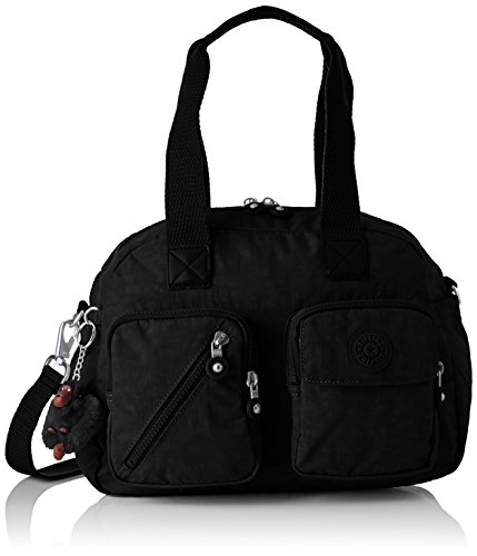 Preisvergleich Produktbild Kipling Damen DEFEA UP Henkeltasche, Schwarz (True Black), 33x24.5x19 cm