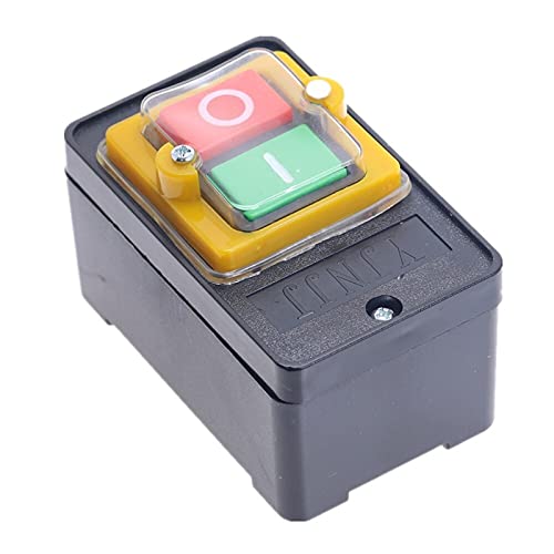 INFRI On-Off I/O Start Stop Waterproof Push Button Pushbutton Switch 10A 380VAC